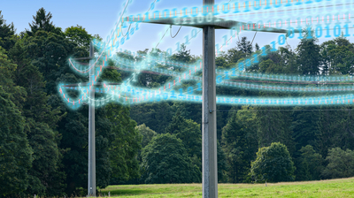 Digitalisierung der Überlandstromleitungen
